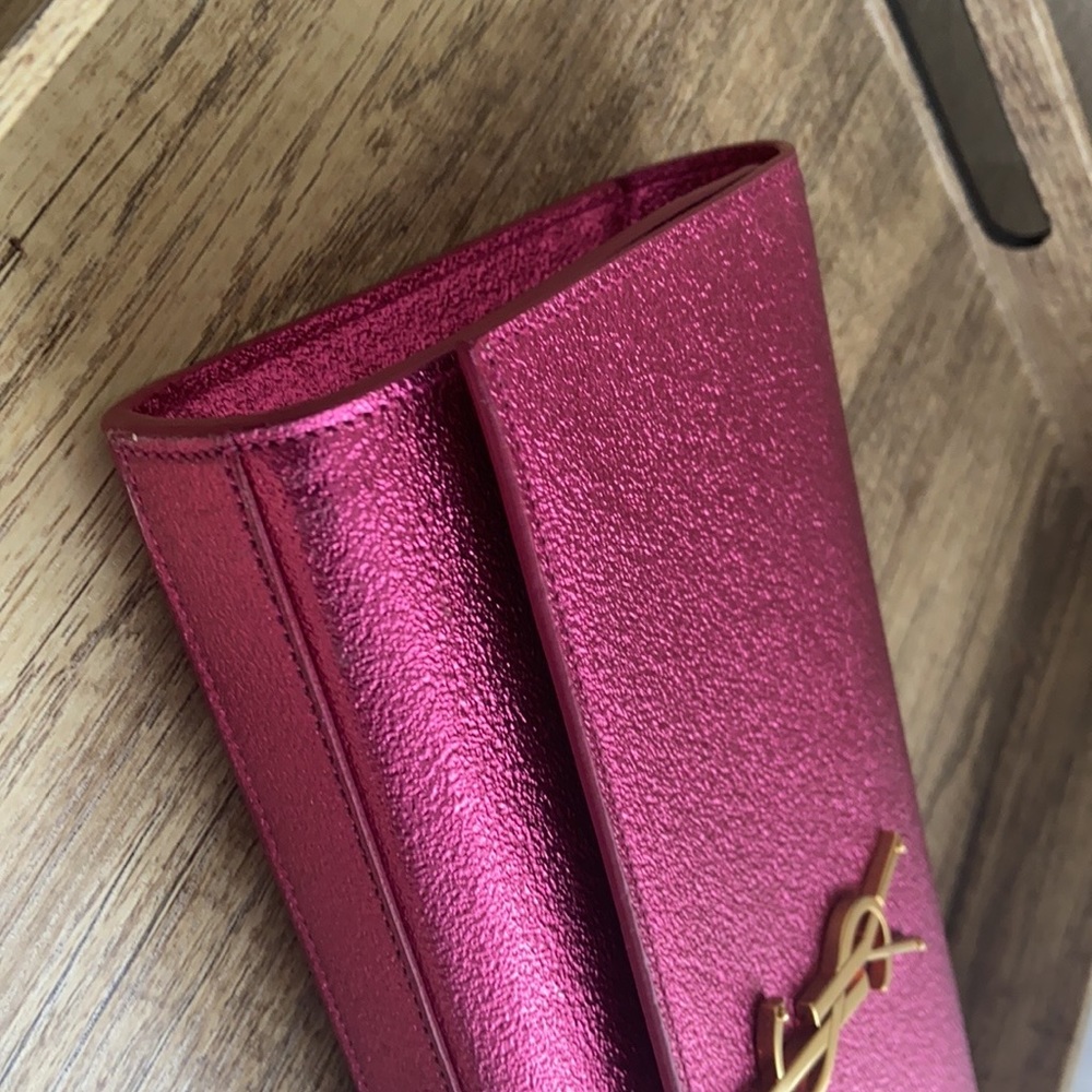 Saint Laurent Clutch pink great condition - Picture 2 of 7